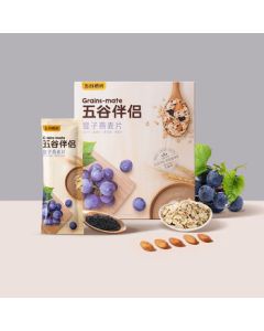Wugufang Raisin Oat Companion 280g - Whole Grain Breakfast Cereal with Fruits and Oats
