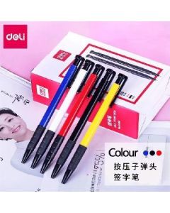 Press-on ballpoint pen gel pen