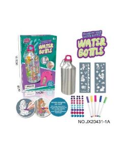 STICKER GRAFFITI WATER BOTTLE 500ML 5 COLOR WATERCOLOR PEN