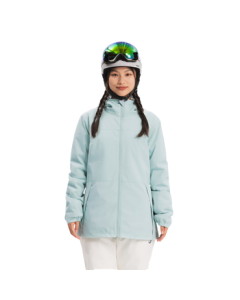 Decathlon Women's Ski Jacket Windproof Warm with Snow Skirt Waterproof Beginner-Friendly - 5685615