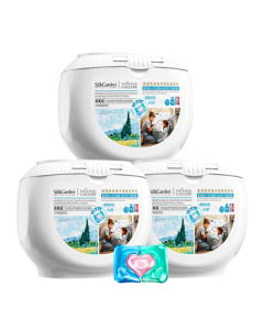 Fruit & Garden Laundry Detergent Pods 3-in-1 (180 Pcs) - Anti-Mite, Antibacterial, Concentrated Laundry Liquid with Long-Lasting Fragrance