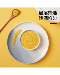 October Fields Yellow Millet (Millet Porridge, Whole Grains, Small Yellow Millet, Rice Companion, Porridge Grain) 1kg*1 Bag