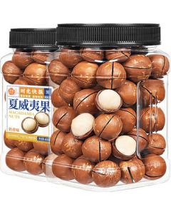 Meigo Time Macadamia Nuts 400g Canned Creamy Flavor Daily Nuts, Roasted Snacks, Dried Nuts, Mid-Autumn Treat, Leisure Snack for Pregnant Women