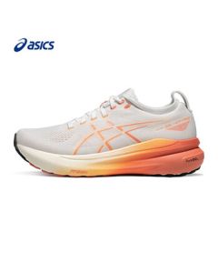 ASICS Women's Stability Support Running Shoes GEL-KAYANO 31 White/Orange 37.5
