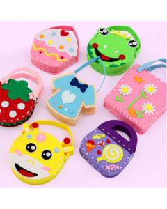 Hersi Fabric Tote Bag DIY Kit Early Education Non-Woven Craft (Style Random) [MOQ 30pcs]