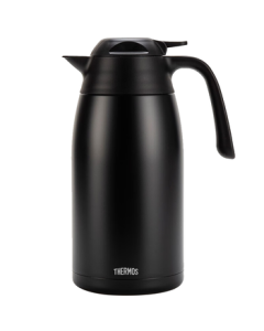 THERMOS Vacuum Insulated Stainless Steel Flask 2000ml, Business & Home Use Hot Water Bottle, Mid-Autumn & National Day Gift THX - Black