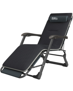 Nan Jiren Folding Bed Lounge Chair Foldable Chair Office Nap Chair Single Bed Care Bed Camping Bed with Thickened Breathable Cotton Pad