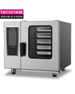 Lecon (lecon) Universal Steam Oven Commercial Electric Heating Fully Automatic Large Capacity Multi-functional Electric Oven Steamer Roast Duck Oven BBQ Smart Cooking Steam and Bake Combo 6-Layer LC-GD-WZ6G119