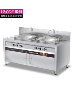 Lecon Commercial Noodle Cooking Stove High-Power Electric Noodle Cooking Pot Stainless Steel Soup Pot Congee Stove Breakfast Shop Canteen Noodle Soup Stove LC-DK-ZMSP60