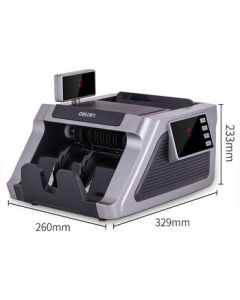 deli 2196S Currency Counter Class B Commercial & Home Use Banknote Counter, No Upgrade Needed for Mixed Old/New Bills