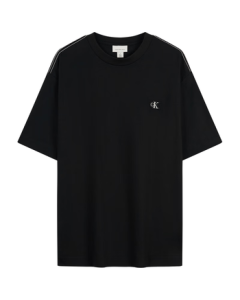 Calvin Klein Jeans 25 Early Fall New Men's Casual Commuting CK Embroidered Logo Pure Cotton Loose Short-Sleeve T-Shirt