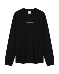 Calvin Klein Jeans 25 Fall New Men's Casual CK Letter Printed Pure Cotton Loose Base Layer Long Sleeve T-Shirt
