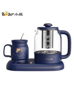 Bear Mini Health Kettle, Mini Tea Kettle, Multi-functional Electric Kettle with Warmer Plate, 0.8L YSH-C08V1