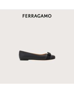 Ferragamo Women's Black Ballet Flats 0775746_1D _ 75 Gift for Girlfriend