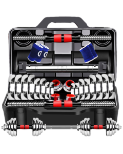 Chengyue Electroplated Dumbbell Barbell 30kg Adjustable Detachable Combo Set for Men and Women CY-160