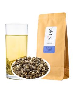 Zhang Yi Yuan Tea Jasmine Tea Special Cloud Leaf Fragrant Pearl Shaped Tea Strong Aroma Flower Tea Bagged 50g