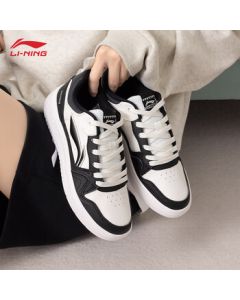 Li Ning Xing Chu 2.0 Women's Board Shoes - Autumn New Low-Top Casual Sneakers in Panda Colorway, Breathable Lightweight Soft-Sole Sports Shoes