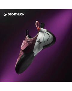 DECATHLON Rock Climbing Shoes for Beginners to Advanced, Indoor & Outdoor Climbing [New 2023], Women's Burgundy, Size 39-4199809