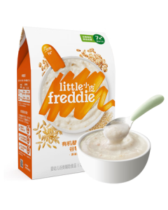 Little Freddie Organic High-Iron Rice Cereal with Quinoa & Multigrain 160g*1 Box - Baby Complementary Food for Infants 7+ Months - Nutritious Rice Cereal