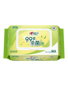 Xiangxiangyin Wet Wipes - Antibacterial & Hygienic, 80 Sheets per Pack, New Upgraded Larger & Thicker (Classic Tea Scent)
