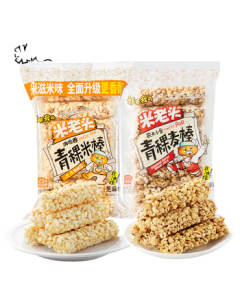 Mi Laotou Highland Barley Rice Stick + Highland Barley Wheat Stick 150g*2 Bags Sesame Flavor (One Rice One Wheat)