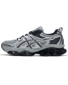 ASICS Unisex Casual Shoes GEL-QUANTUM Cushioned Comfort Low-Top Sneakers Gray Silver 42