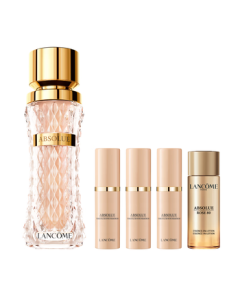 Lancôme Absolue Foundation #100 Smooth & Hydrating Radiance Makeup Set for Dry Skin, Perfect Gift for Girlfriend