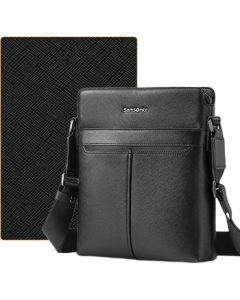 Samsonite Men's Multi-functional Shoulder Sling Bag, Fashionable Large Capacity Travel Crossbody Bag, Birthday Gift 45Q