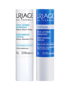 Uriage Lip Balm Day & Night Repair Duo - Moisturizing, Hydrating, Lip Line Softening, Lipstick Base - National Day & Mid-Autumn Festival Gift