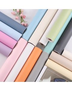 Premium Feifan Wallpaper Self-Adhesive 45cm*10m Solid Color Plain Wallpaper for Bedroom Living Room PVC Self-Adhesive Wallpaper DG
