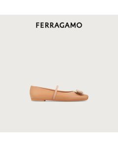 Ferragamo Women's New Vara Ballet Flats 0785210_1C _ 75 Gift for Girlfriend