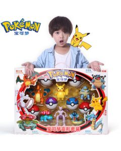 Johnson Pokémon Pikachu Pocket Monster Manual Deformation Robot Toy Birthday Gift