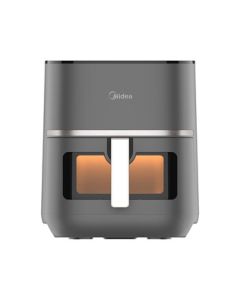 Midea 5.3L Large Capacity Air Fryer with Viewing Window, Multi-function Light Oil Dual Heating, Professional Flavor Extraction Program, French Fries Maker MF-KZC5591 [ZMD Safety Series]