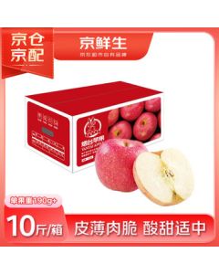 Jingsiansheng Yantai Red Fuji Apples, Net Weight 10 Jin (Approx. 5kg), Single Fruit 190g+, Fresh Fruit, Gift Box