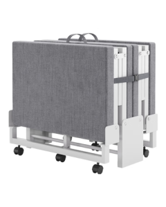 OKeefe Folding Bed Single Bed Nap Folding Bed Office Nap Bed Camping Cot Recliner 4-Fold Foam Mattress 80cm