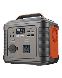 Newsmy Portable Power Station A320 Gray 236Wh 220V 300W Large Capacity Outdoor Power Bank for Camping, Emergency Backup, and Power Outages