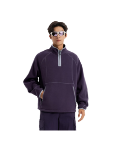 Decathlon SPW Unisex Autumn Warm Half-Zip Fleece Sweatshirt - 5676821