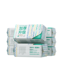 PurCotton [Same as Sun Yingsha] Facial Towels 100 Sheets * 8 Packs, Thickened Disposable 100% Cotton Soft Towels 20*20CM