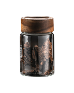 Genasi Glass Tea Canister Portable Mini Tea Storage Jar 300ml Sealed Container Coffee Canister Mini Glass Jar