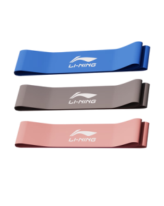 LI-NING Resistance Bands [3-Pack] for Men - Strength Training, Track & Field, Squats, Leg Workouts, and Rehabilitation
