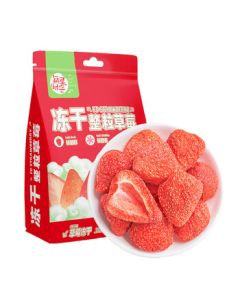 Every Fruit Time Freeze-Dried Strawberry Crisp 168g Whole Fruit Dried Snack for Baking, Snowflake Crisp, Preserved Fruit, and Midnight Cravings – Mid-Autumn Treat