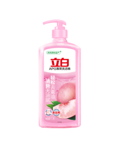 Liby APG Dishwashing Liquid Large Bottle 1kg, Safe for Fruits, Vegetables, and Food, Grease-Removing Detergent for Dishwashing