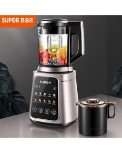 SUPOR High-Power Quiet Blender with Detachable Cups for Home Use, Dual Cups, Smart Pre-set, 1.75L SP39S