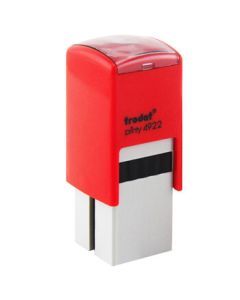 Trodat 4922 Self-Inking Custom Name Stamp for Banking & Office Use, 20mm Square Auto-Inking Signature Stamp for Teachers & Finance, Customizable