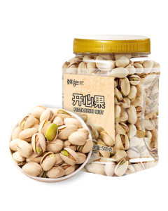 Fresh Notes Canned Pistachios 500g, USA Origin Jumbo Size Bulk Roasted Nuts, Snacks for Pregnant Women and Kids