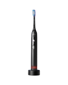 PHILIPS Electric Toothbrush Sonic Vibration Diamond 7 Series Variable Frequency Gum Care Complete Cleaning High-Power Rechargeable Electric Toothbrush HX3792/01 Black