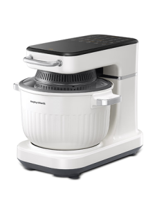 Morphyrichards Food Art Machine Pasta Maker Stand Mixer - 4L Automatic Multifunctional Dough Kneader, Meat Grinder, and Air Fryer Combo with Fermentation Function MR8801