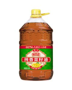 Luhua First-Pressed Grade One Rapeseed Oil 5.43L Non-GMO Kitchen Fragrance