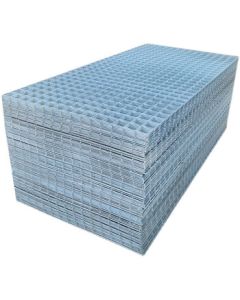 Lin Zexuan Galvanized Wire Mesh Welded Wire Fence Poultry Netting Protective Barrier Iron Grid Shelf Metal Mesh Panel Dog Cage 2x2cm Hole*2.0mm Thick/1m x 2m Per Sheet