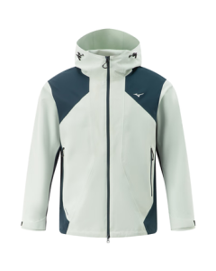 MIZUNO ESSENTIAL Series 2025 New Windproof Water-Resistant Hooded Softshell Woven Jacket for Men and Women